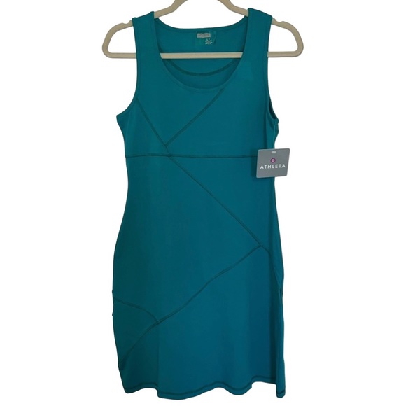 Athleta Dresses & Skirts - NWT Athleta dress with zipper pocket, size S, Teal